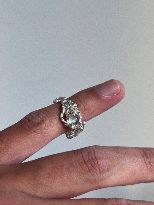 moonlight ring - Clean/Silver