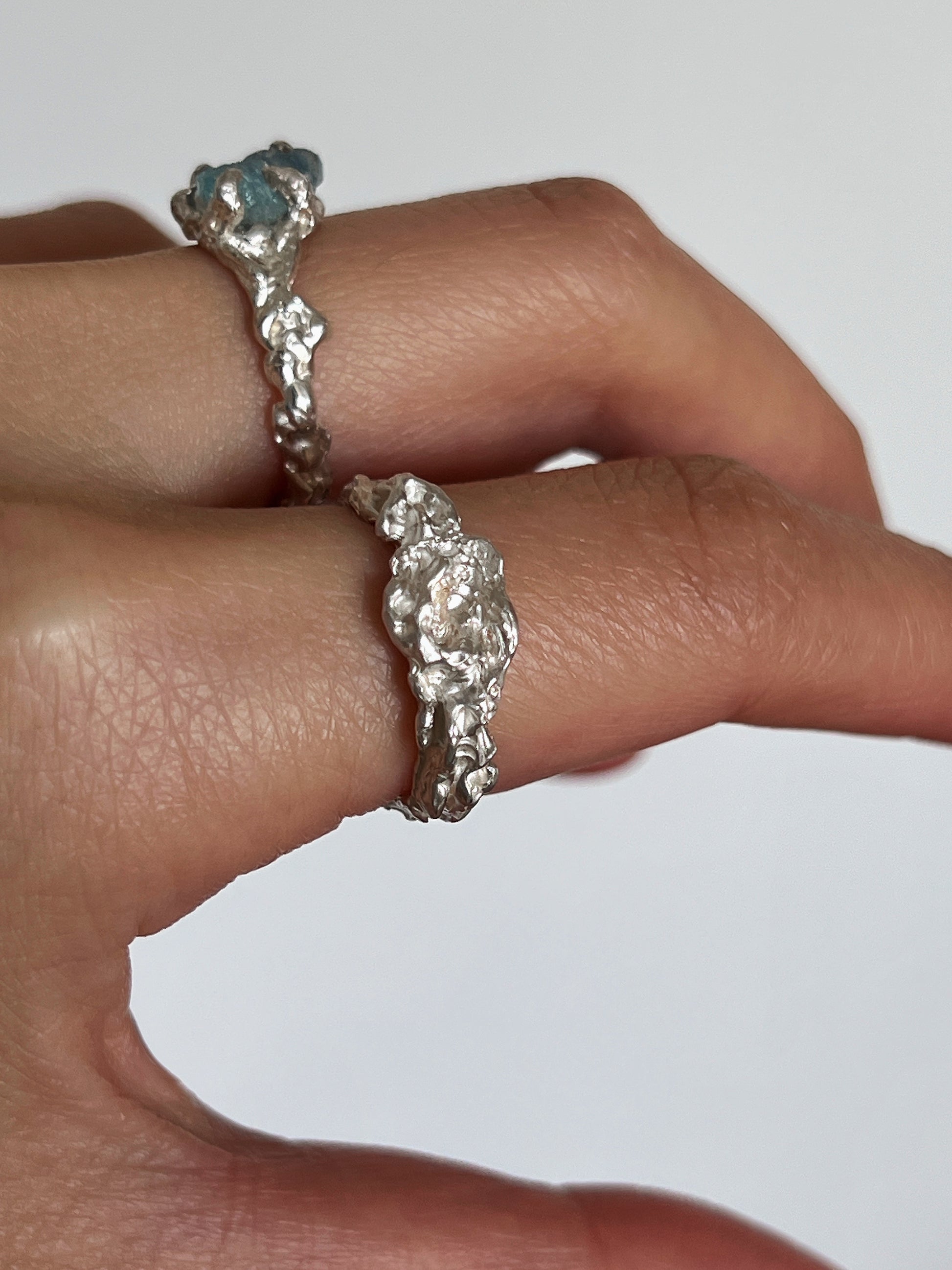 Fungus[001] ring - silver