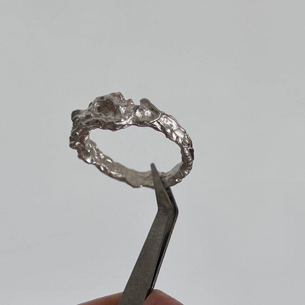 Fungus[001] ring - silver