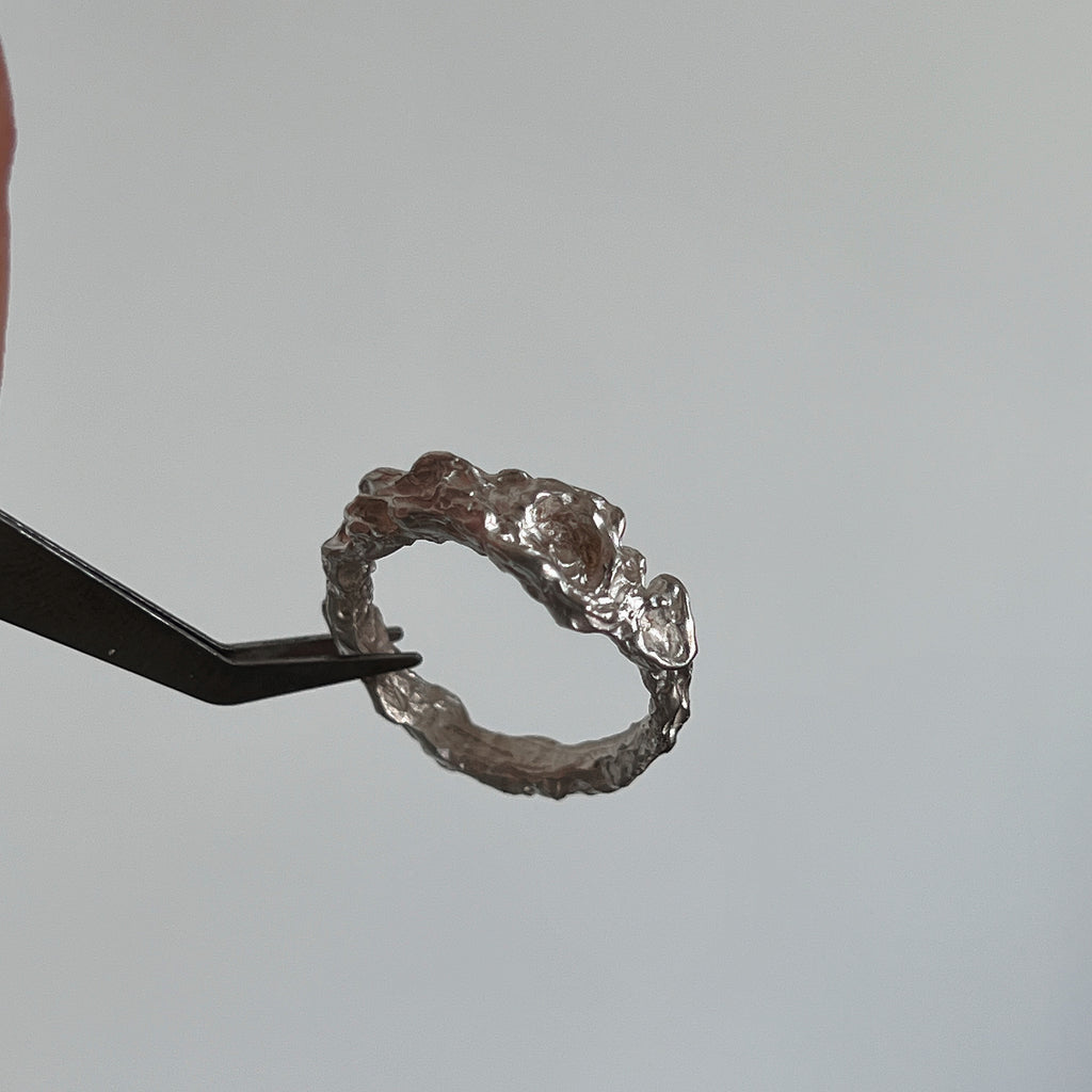 Fungus[001] ring - silver