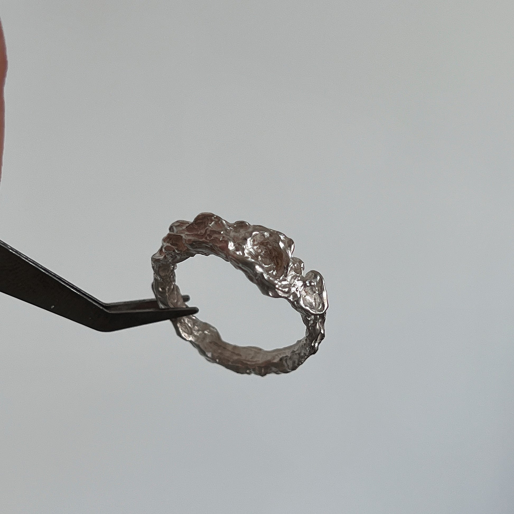 Fungus[001] ring - silver