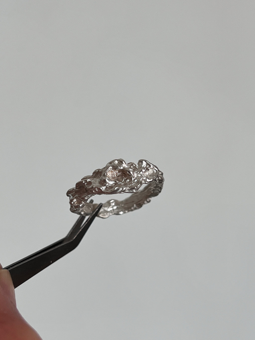 Fungus[001] ring - silver